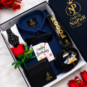 Navy Blue Colour, Shirt Combo