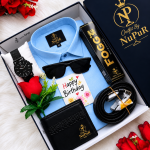 Sky Blue Colour, Shirt Combo
